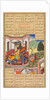 Isfandiyar slays Arjasp, the king of Turan, from a Shah-nama of Firdausi…, 1600-16 by Haidar Kashmiri