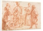 Jacob and Laban with Rachel and Leah, 1600s by Unknown