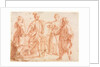 Jacob and Laban with Rachel and Leah, 1600s by Unknown