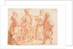 Jacob and Laban with Rachel and Leah, 1600s by Unknown