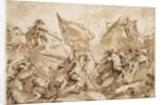 Jacopo Marcello Directing the Assault of Gallipoli, 1750-1760 by Antonio Guardi