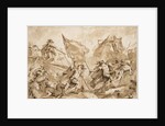 Jacopo Marcello Directing the Assault of Gallipoli, 1750-1760 by Antonio Guardi