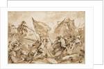 Jacopo Marcello Directing the Assault of Gallipoli, 1750-1760 by Antonio Guardi
