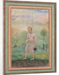 Jain Ascetic Walking Along a Riverbank, c. 1600 by Basavana