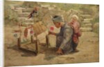 Japanese Boy Building a Man-of-War, 1895 by J. C. Arter