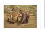 Japanese Boy Building a Man-of-War, 1895 by J. C. Arter