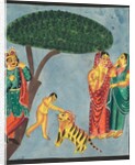 Jatayu Hinders Ravana's Chariot, Trying to Prevent Abduction of Sita, 1800s by Unknown