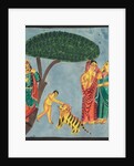 Jatayu Hinders Ravana's Chariot, Trying to Prevent Abduction of Sita, 1800s by Unknown