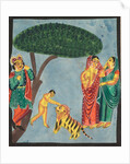 Jatayu Hinders Ravana's Chariot, Trying to Prevent Abduction of Sita, 1800s by Unknown