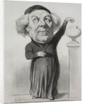 Jean Jacques Fayet, Bishop of Orleans, 1849 by Honoré Daumier