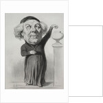 Jean Jacques Fayet, Bishop of Orleans, 1849 by Honoré Daumier