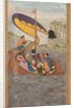 Jesus being awakened during a tempest on the Sea of Galilee, from a Mir?at al-quds…, 1602-1604 by Unknown