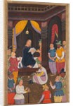 Jesus being portrayed by King Abgar?s painter, from a Mir?at al-quds…, 1602-1604 by Unknown