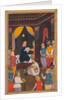 Jesus being portrayed by King Abgar?s painter, from a Mir?at al-quds…, 1602-1604 by Unknown