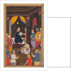 Jesus being portrayed by King Abgar?s painter, from a Mir?at al-quds…, 1602-1604 by Unknown