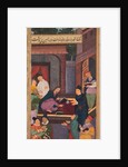 Jesus writes on the ground, from a Mirror of Holiness…, 1602-1604 by Unknown