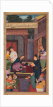 Jesus writes on the ground, from a Mirror of Holiness…, 1602-1604 by Unknown