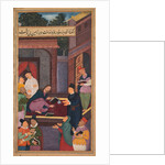 Jesus writes on the ground, from a Mirror of Holiness…, 1602-1604 by Unknown