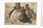 Jeux de Fillettes à Laghouat, 1899 by Étienne Dinet