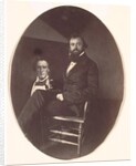 John R. Johnston with Painting, late 1850s by John R. Johnston