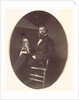 John R. Johnston with Painting, late 1850s by John R. Johnston