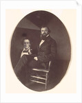 John R. Johnston with Painting, late 1850s by John R. Johnston