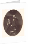 John R. Johnston with Painting, late 1850s by John R. Johnston