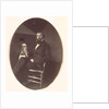 John R. Johnston with Painting, late 1850s by John R. Johnston