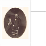 John R. Johnston with Painting, late 1850s by John R. Johnston
