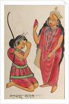 Kalaketu Receiving a Boon from the Goddess Chandi, 1800s by Unknown