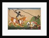 Kali Attacking Nisumbha, c. 1740 by Unknown