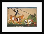 Kali Attacking Nisumbha, c. 1740 by Unknown