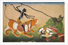 Kali Attacking Nisumbha, c. 1740 by Unknown