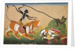 Kali Attacking Nisumbha, c. 1740 by Unknown