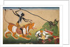 Kali Attacking Nisumbha, c. 1740 by Unknown