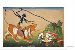 Kali Attacking Nisumbha, c. 1740 by Unknown