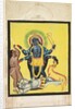 Kali Standing on Shiva, 1800s by Unknown