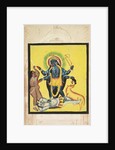 Kali Standing on Shiva, 1800s by Unknown