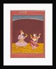 Kamod Raga of the 'Dipak Raga' Family, page from a Ragamala Series, c. 1750 by Unknown