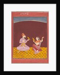 Kamod Raga of the 'Dipak Raga' Family, page from a Ragamala Series, c. 1750 by Unknown