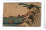 Kanagawa, Inland Sea: Top of the Street, 1797-1858 by Ando Hiroshige