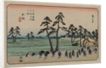 Kano, from the series Sixty-nine Stations of the Kisokaido, c. 1835-37 by Utagawa Hiroshige