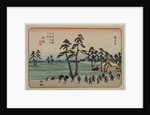 Kano, from the series Sixty-nine Stations of the Kisokaido, c. 1835-37 by Utagawa Hiroshige