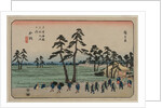 Kano, from the series Sixty-nine Stations of the Kisokaido, c. 1835-37 by Utagawa Hiroshige