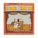 King and Queen in Zenana: Sandehi Ragini, Wife of Bhairava…, c1690-95 by Unknown