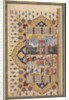King Luhrasp Ascends the Throne: A Processon Arrives at Court…, c. 1560s-80s by Unknown
