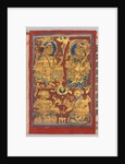 King Siddhartha and Queen Trishala with the Dream Diviners, from a Kalpa-sutra, c. 1475-1500 by Unknown