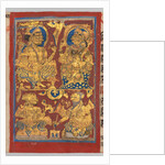 King Siddhartha and Queen Trishala with the Dream Diviners, from a Kalpa-sutra, c. 1475-1500 by Unknown
