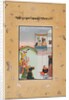 Krishna and Consort on a Palace Balcony with Musicians: Vukharo Ragaputra of Bhairav?, 1770-75 by Unknown