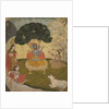 Krishna and Gopis, mid 1800s by Unknown